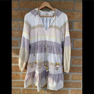 Hemant & Nandita Mana Embroidered Dress Sz small